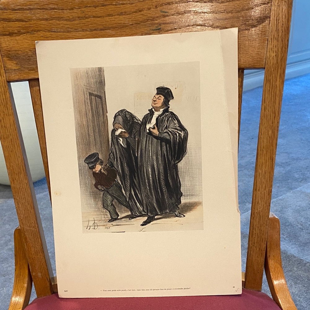 Reproduction of Hogarth print